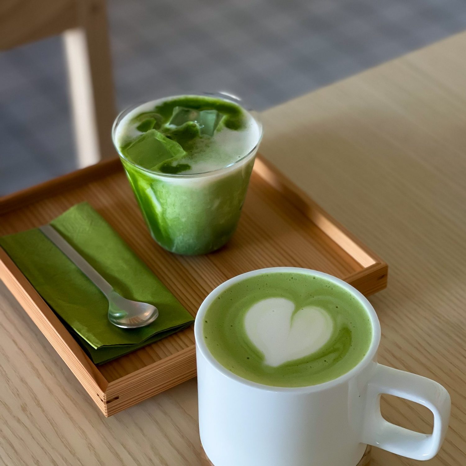 The best matcha place in Bratislava, Slovakia for ceremonial matcha iced lattes, warm lattes and matcha tea