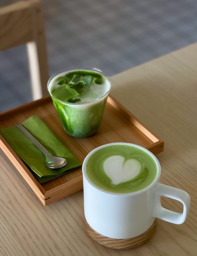 The best matcha place in Bratislava, Slovakia for ceremonial matcha iced lattes, warm lattes and matcha tea