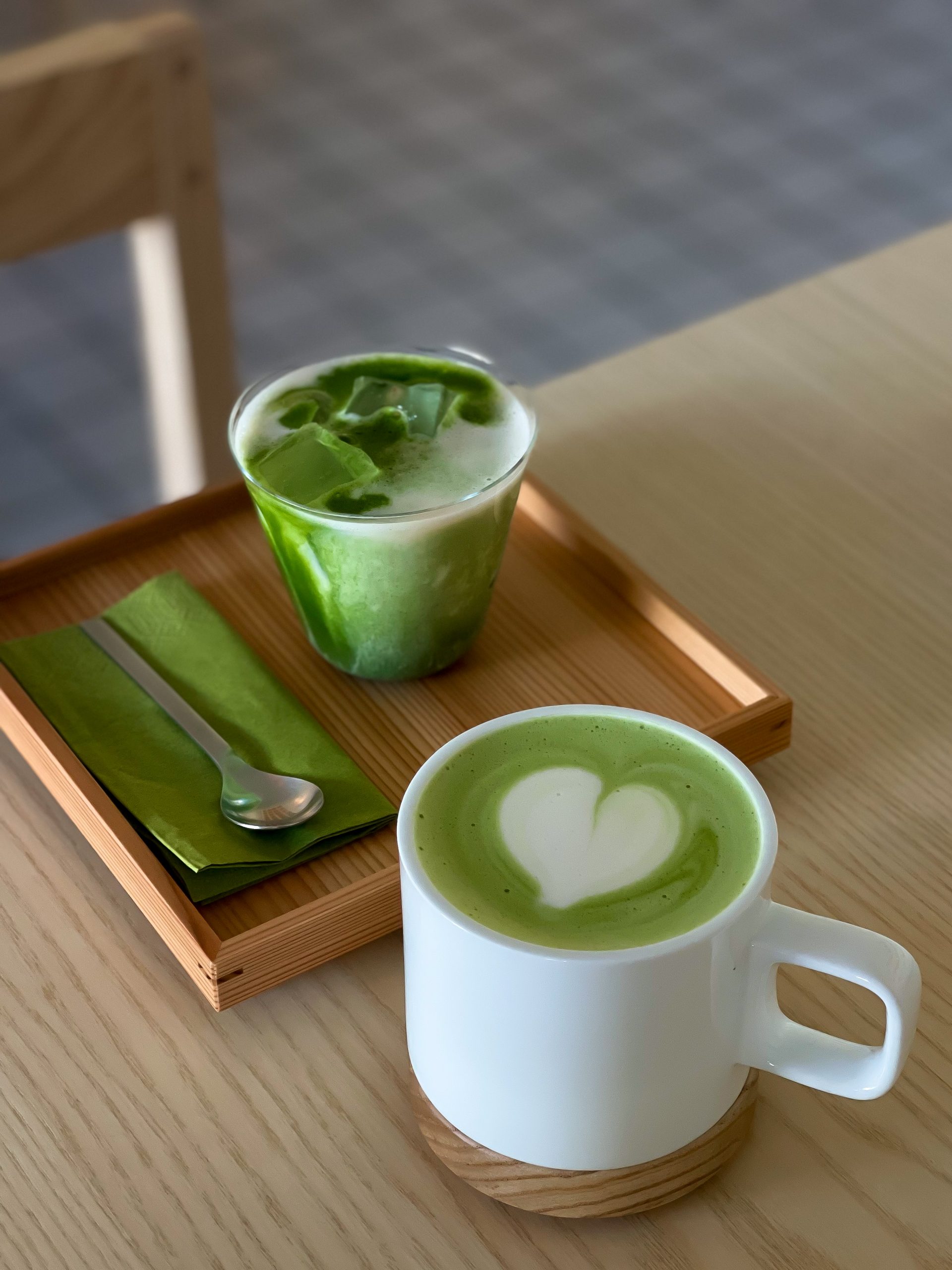 The best matcha place in Bratislava, Slovakia for ceremonial matcha iced lattes, warm lattes and matcha tea